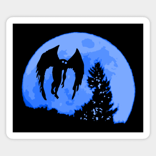 Moon Moth Blue Sticker